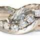 Brillant-Ring, 585er WG, durchbrochen gearbeitete Ringschiene mit 8 Brillanten von zus. ca. 0,7 ct. besetzt, Ges.-Gew. 5,51 g, RG 53 - фото 1 Brillant-Ring, 585er WG, durchbrochen gearbeitete Ringschiene mit 8 Brillanten von zus. ca. 0,7 ct. besetzt, Ges.-Gew. 5,51 g, RG 53 - фото 1