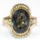 Ring, 333er GG, besetzt mit 1 oval facettierten Turmalin?, Ges.-Gew. 4,06 g, RG 54 - photo 1 Ring, 333er GG, besetzt mit 1 oval facettierten Turmalin?, Ges.-Gew. 4,06 g, RG 54 - photo 1