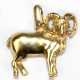Anhänger "Widder", 333er GG, ca. 1,6 g, Maße ca. 1,8 x 1,6 cm - фото 1