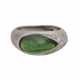 Ring mit grünem Turmalin, - photo 1