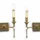 2 Wandleuchter, Messing, 2-flammig, 26x25x12 cm - photo 1