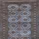Turkmene, blaugrundig, ornamental gemustert, signiert, 180x125 cm - photo 1