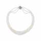 EARLY 20TH CENTURY NATURAL PEARL, CULTURED PEARL AND DIAMOND NECKLACE - photo 1