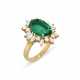 EMERALD AND DIAMOND RING - Foto 1