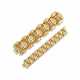 TWO RETRO GROUP OF GOLD BRACELETS - photo 1 TWO RETRO GROUP OF GOLD BRACELETS - photo 1
