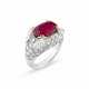 RUBY AND DIAMOND RING - Foto 1