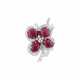 RUBY AND DIAMOND BROOCH - photo 1 RUBY AND DIAMOND BROOCH - photo 1