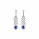 ART DECO SAPPHIRE AND DIAMOND EARRINGS, ATTRIBUTED TO CARTIER - photo 1
