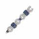 MID-20TH CENTURY SAPPHIRE AND DIAMOND BRACELET - photo 1