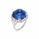 SAPPHIRE AND DIAMOND RING - photo 1