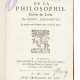 DESCARTES, René (1596-1650) et Claude PICOT, trad. (1614-1668) - фото 1 DESCARTES, René (1596-1650) et Claude PICOT, trad. (1614-1668) - фото 1