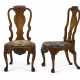 A PAIR OF GEORGE II BURR WALNUT SIDE CHAIRS - Foto 1 A PAIR OF GEORGE II BURR WALNUT SIDE CHAIRS - Foto 1