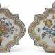 A PAIR OF DUTCH DELFT POLYCHROME PLAQUES - фото 1 A PAIR OF DUTCH DELFT POLYCHROME PLAQUES - фото 1