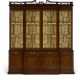 A GEORGE III MAHOGANY BREAKFRONT BOOKCASE - photo 1
