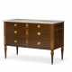 A LOUIS XVI ORMOLU-MOUNTED MAHOGANY COMMODE - Foto 1