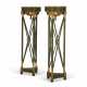 A PAIR OF SWEDISH NEOCLASSICAL-STYLE ORMOLU-MOUNTED PARCEL-GILT AND BRONZED TORCHERES - фото 1 A PAIR OF SWEDISH NEOCLASSICAL-STYLE ORMOLU-MOUNTED PARCEL-GILT AND BRONZED TORCHERES - фото 1