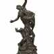 A FRENCH PATINATED BRONZE GROUP OF THE RAPE OF THE SABINE - фото 1