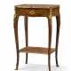 A LOUIS XV ORMOLU-MOUNTED TULIPWOOD, PARQUETRY AND MARQUETRY TABLE A ECRIRE - photo 1 A LOUIS XV ORMOLU-MOUNTED TULIPWOOD, PARQUETRY AND MARQUETRY TABLE A ECRIRE - photo 1
