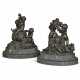 A PAIR OF FRENCH PATINATED BRONZE BACCHIC GROUPS - фото 1 A PAIR OF FRENCH PATINATED BRONZE BACCHIC GROUPS - фото 1