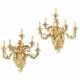 A LARGE PAIR OF ORMOLU SIX-LIGHT WALL SCONCES - photo 1 A LARGE PAIR OF ORMOLU SIX-LIGHT WALL SCONCES - photo 1