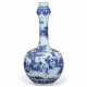 A LARGE DUTCH DELFT BLUE AND WHITE BOTTLE VASE - photo 1