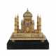 A PORTUGESE 18K GOLD MODEL OF THE TAJ MAHAL SET WITH DIAMONDS, PEARLS, EMERALDS, RUBIES AND OPALS - фото 1 A PORTUGESE 18K GOLD MODEL OF THE TAJ MAHAL SET WITH DIAMONDS, PEARLS, EMERALDS, RUBIES AND OPALS - фото 1