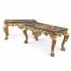 A PAIR OF ENGLISH GILTWOOD, MARBLE AND PIETRE DURE CENTRE TABLES - photo 1 A PAIR OF ENGLISH GILTWOOD, MARBLE AND PIETRE DURE CENTRE TABLES - photo 1