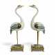 A PAIR OF CLOISONNE ENAMEL CRANES ON ORMOLU STANDS - photo 1 A PAIR OF CLOISONNE ENAMEL CRANES ON ORMOLU STANDS - photo 1