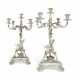 A PAIR OF EDWARD VII SILVER FIVE-LIGHT CANDELABRA - фото 1 A PAIR OF EDWARD VII SILVER FIVE-LIGHT CANDELABRA - фото 1