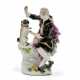 A MEISSEN PORCELAIN FIGURE OF A GENTLEMAN TEASING A PUG - photo 1 A MEISSEN PORCELAIN FIGURE OF A GENTLEMAN TEASING A PUG - photo 1