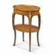 A FRENCH ORMOLU-MOUNTED BOIS CITRONNIER, SYCAMORE AND FRUITWOOD MARQUETRY AND PARQUETRY OCCASIONAL TABLE - Foto 1 A FRENCH ORMOLU-MOUNTED BOIS CITRONNIER, SYCAMORE AND FRUITWOOD MARQUETRY AND PARQUETRY OCCASIONAL TABLE - Foto 1