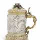 TANKARD ALLEMAND EN ARGENT ET VERMEIL - photo 1