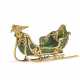 A RARE JEWELLED GOLD-MOUNTED NEPHRITE MINIATURE MODEL OF A SLEIGH - Foto 1 A RARE JEWELLED GOLD-MOUNTED NEPHRITE MINIATURE MODEL OF A SLEIGH - Foto 1