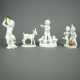 Vier Porzellanfiguren - 20. Jh., Weißporzellan, gl… - Foto 1 Vier Porzellanfiguren - 20. Jh., Weißporzellan, gl… - Foto 1