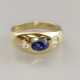 Saphir-Brillant-Ring - Gelbgold 585/000 (14K), ges… - photo 1 Saphir-Brillant-Ring - Gelbgold 585/000 (14K), ges… - photo 1