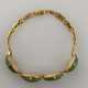 Jade-Goldarmband - China, Gelbgold 585/000, punzie… - photo 1 Jade-Goldarmband - China, Gelbgold 585/000, punzie… - photo 1