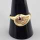 Goldring mit Rubin - Gelbgold 585/000 (14K), geste… - фото 1 Goldring mit Rubin - Gelbgold 585/000 (14K), geste… - фото 1