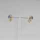 Ein Paar Tricolor-Topasohrstecker mit Diamanten - … - photo 1