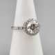 Diamantring in Weißgold - 585/000 (14 K), zentrale… - фото 1 Diamantring in Weißgold - 585/000 (14 K), zentrale… - фото 1