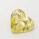 Loser gelber Herz-Diamant von 1,00 ct. mit Lasersi… - фото 1 Loser gelber Herz-Diamant von 1,00 ct. mit Lasersi… - фото 1
