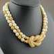 Vintage- Schmuckset - 2-tlg.: zweireihiges Collier… - photo 1 Vintage- Schmuckset - 2-tlg.: zweireihiges Collier… - photo 1