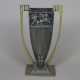 Jugendstil-Vase - um 1910, Messing / versilbertes … - photo 1 Jugendstil-Vase - um 1910, Messing / versilbertes … - photo 1