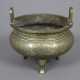 Weihrauchschale - China, Qing-Dynastie, Bronzelegi… - Foto 1 Weihrauchschale - China, Qing-Dynastie, Bronzelegi… - Foto 1