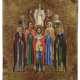 Patronatsikone mit Alexander Newski und weiteren H… - фото 1 Patronatsikone mit Alexander Newski und weiteren H… - фото 1
