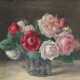Unbekannte/r Künstler/in (20. Jh.) - Rosen in Glas… - photo 1 Unbekannte/r Künstler/in (20. Jh.) - Rosen in Glas… - photo 1