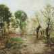 Warland, Charles (1856-1921) - Waldlandschaft am W… - Foto 1 Warland, Charles (1856-1921) - Waldlandschaft am W… - Foto 1