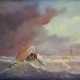 Colin, E. - Boote auf stürmischer See, Öl auf Holz… - photo 1 Colin, E. - Boote auf stürmischer See, Öl auf Holz… - photo 1