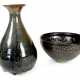 Chawan und Vase mit Temmoku-Glasur - фото 1