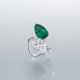 EMERALD AND DIAMOND RING - фото 1
