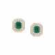 VAN CLEEF & ARPELS `BRAHMS` EMERALD AND DIAMOND EARRINGS - photo 1